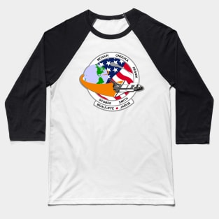 NASA STS-51-L - Space Shuttle Challenger Disaster Baseball T-Shirt